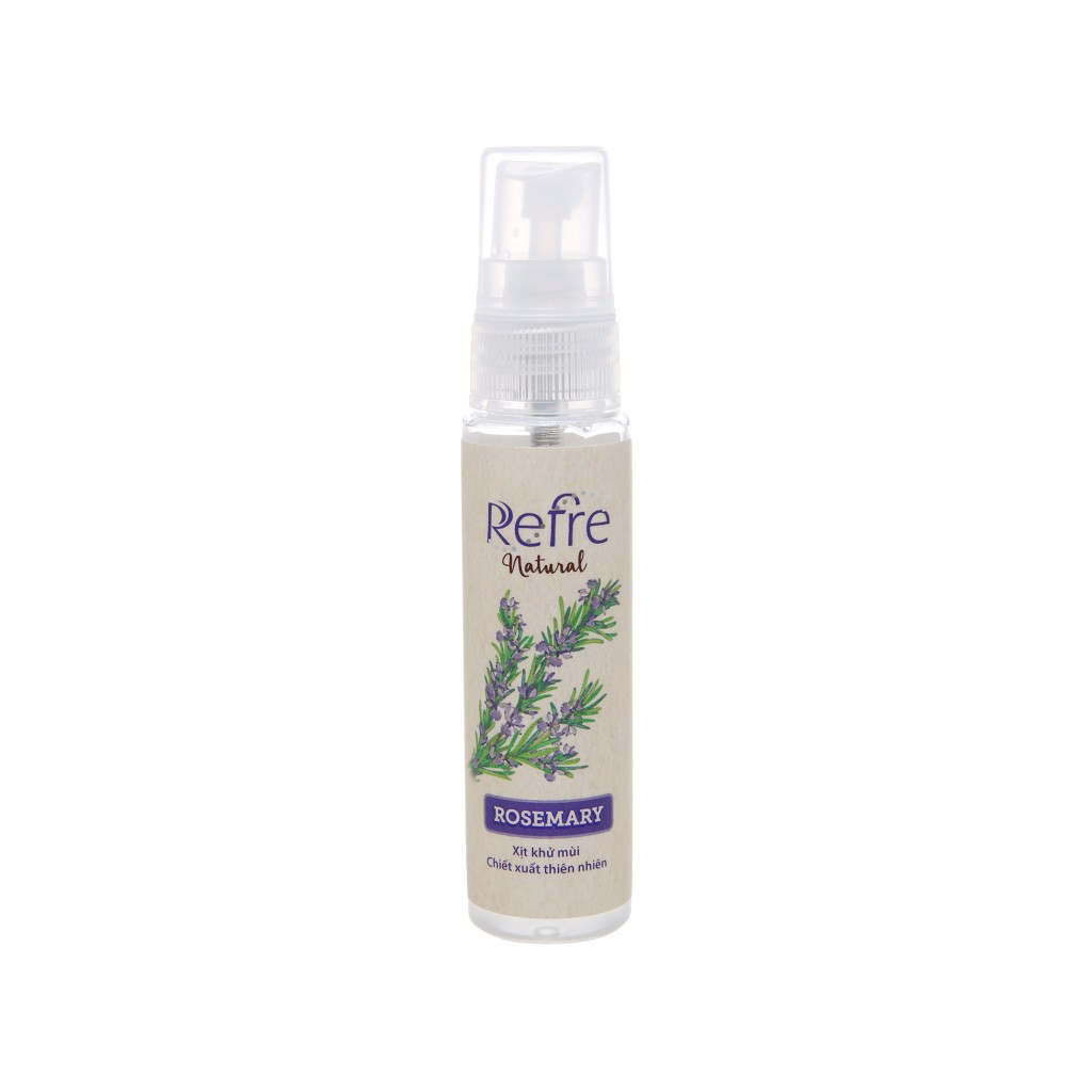 Xịt khử mùi chiết xuất thiên nhiên Refre Natural Rosemary 30ml