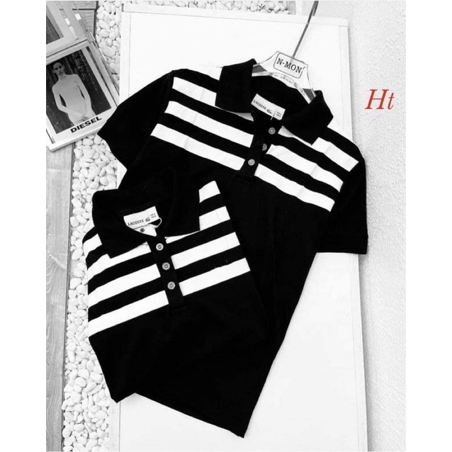 Áo polo sọc ngang Ht12