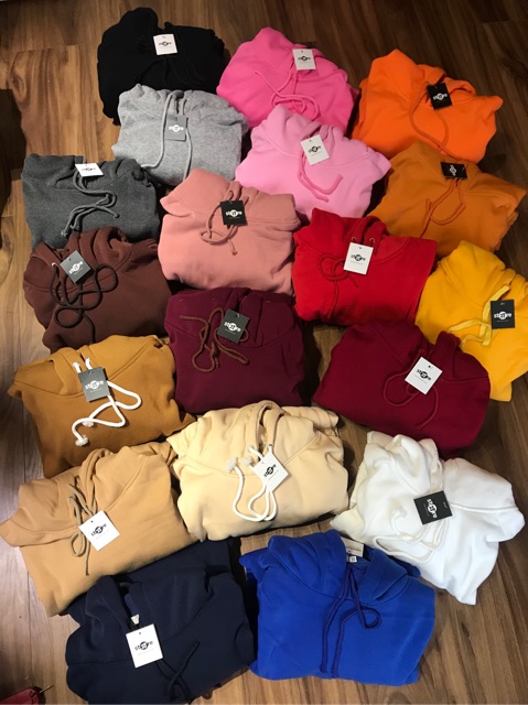 Áo hoodie unisex 2T Store bst 24 màu sắc - Áo khoác nỉ bông nón 2 lớp dày dặn chất lượng đẹp | WebRaoVat - webraovat.net.vn