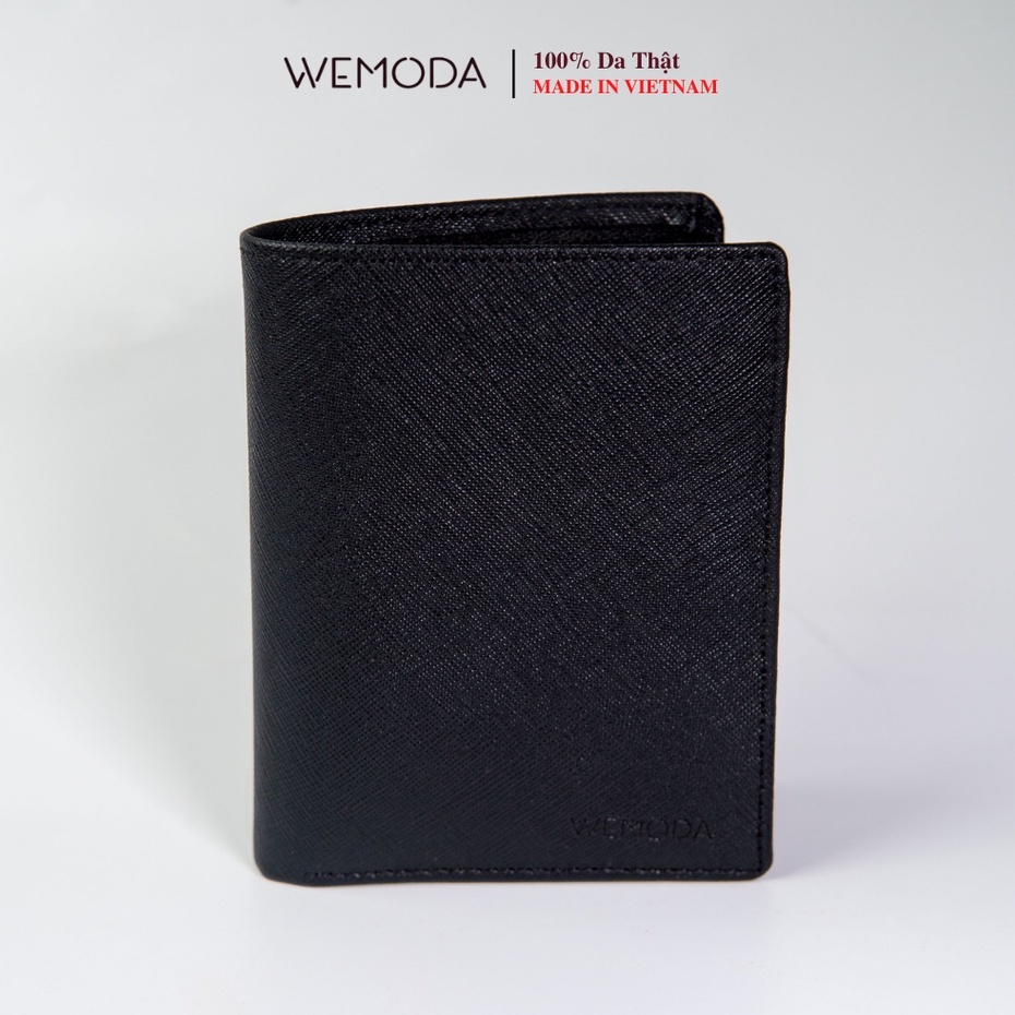 Ví Nam WEMODA dáng đứng chất da Saffiano bảo hành 24 tháng