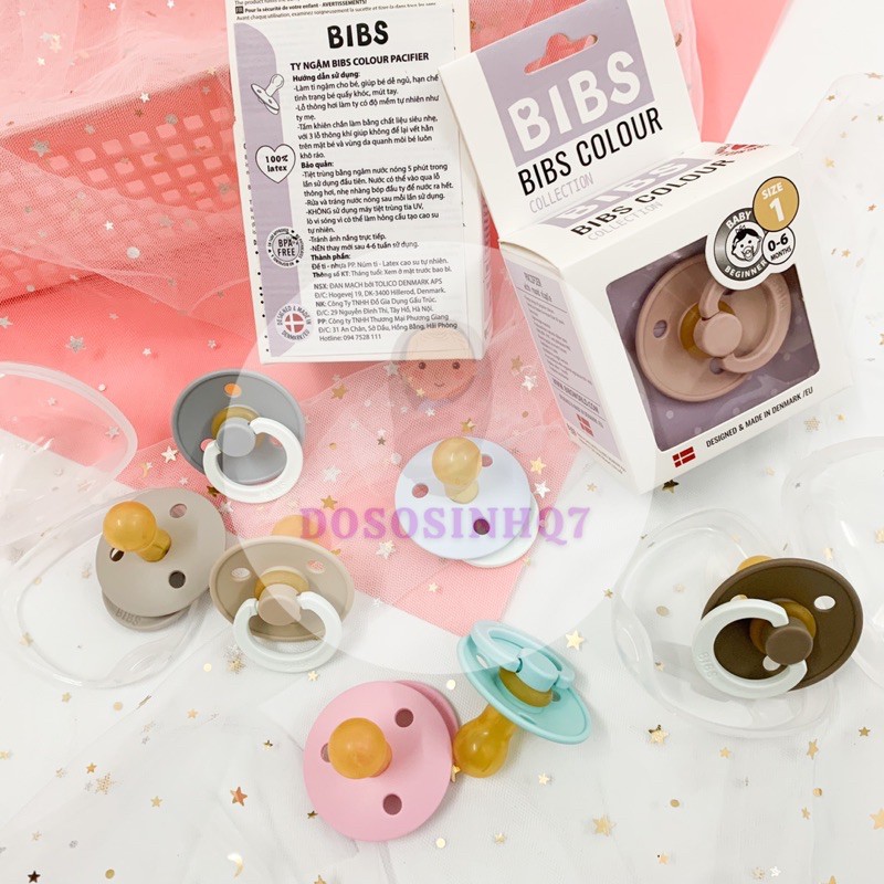 TY NGẬM BIBS COLOUR KÈM HỘP ĐỰNG