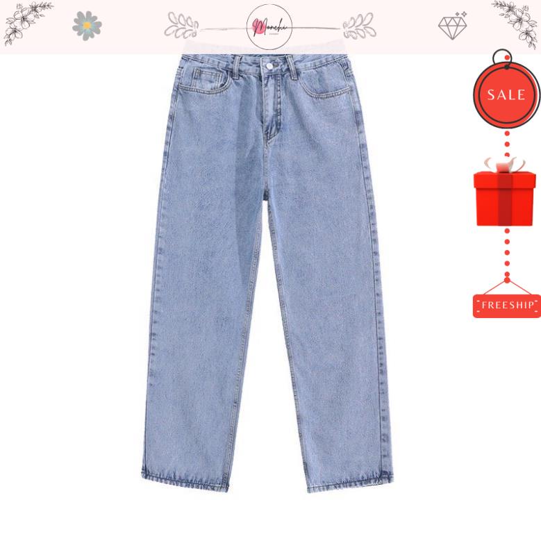 Quần jean Baggy ống suông,ống rộng baggy phong cách Đủ size | BigBuy360 - bigbuy360.vn