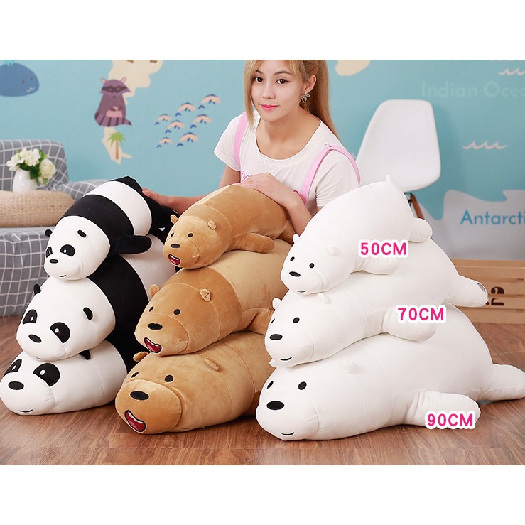 We Bare Bears Thú Nhồi Bông Hình Chú Gấu Teddy / Gấu Teddy / Gấu Teddy / Gấu Teddy / Gấu Con Đáng Yêu Cho Bé Gái T.My118057484