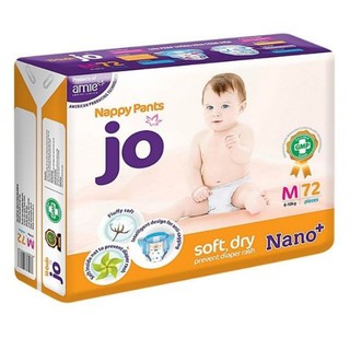 Bỉm jo - tã quần jo m72/l64/xl56/xxl48 miếng, nguyên tem