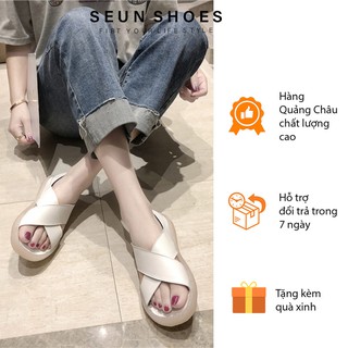 Sandal Nữ Học Sinh Đế 3cm Mềm Dẻo Êm Chân Siêu Xinh A107 - Seun Shoes