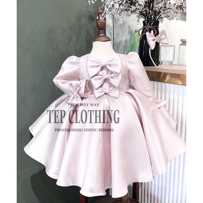 JADE- ĐẦM CÔNG CHÚA THIẾT KẾ CHO BÉ GÁI BY TEP CLOTHING - HÌNH THẬT SHOP CHỤP L