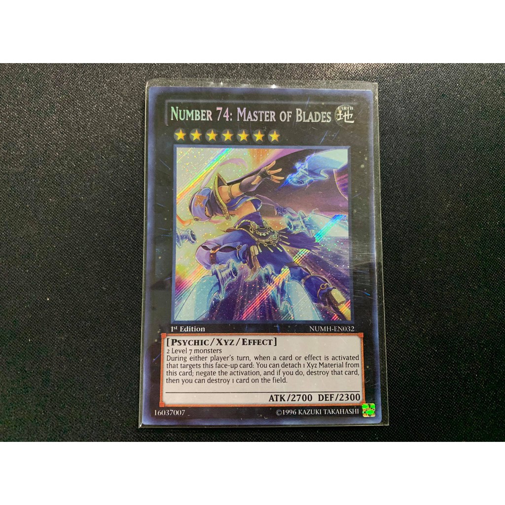 Thẻ Bài Yugioh Chính Hãng Number 74: Master of Blades - NUMH-EN032