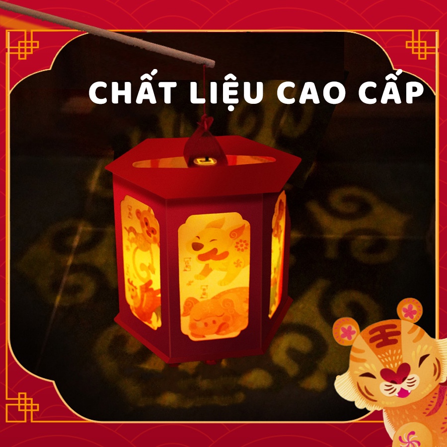 Đèn Lồng đèn LED DIY an toàn dùng nhiều lần chính hãng TOI phù hợp cho bé từ 3 Tuổi