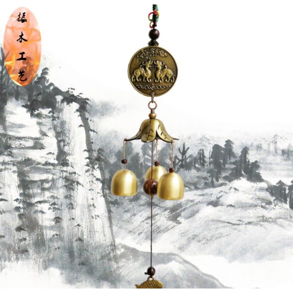 Chuông gió phong thủy 🎁FREESHIP🎁 Chuông gió ống đồng trang trí nhà cửa | BigBuy360 - bigbuy360.vn