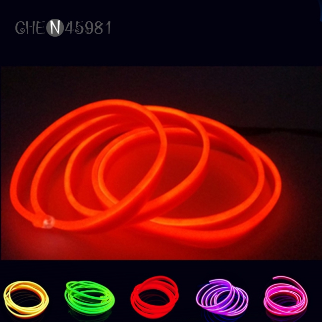 Dây đèn led neon linh hoạt 1m 12V chống nước dành cho xe hơi