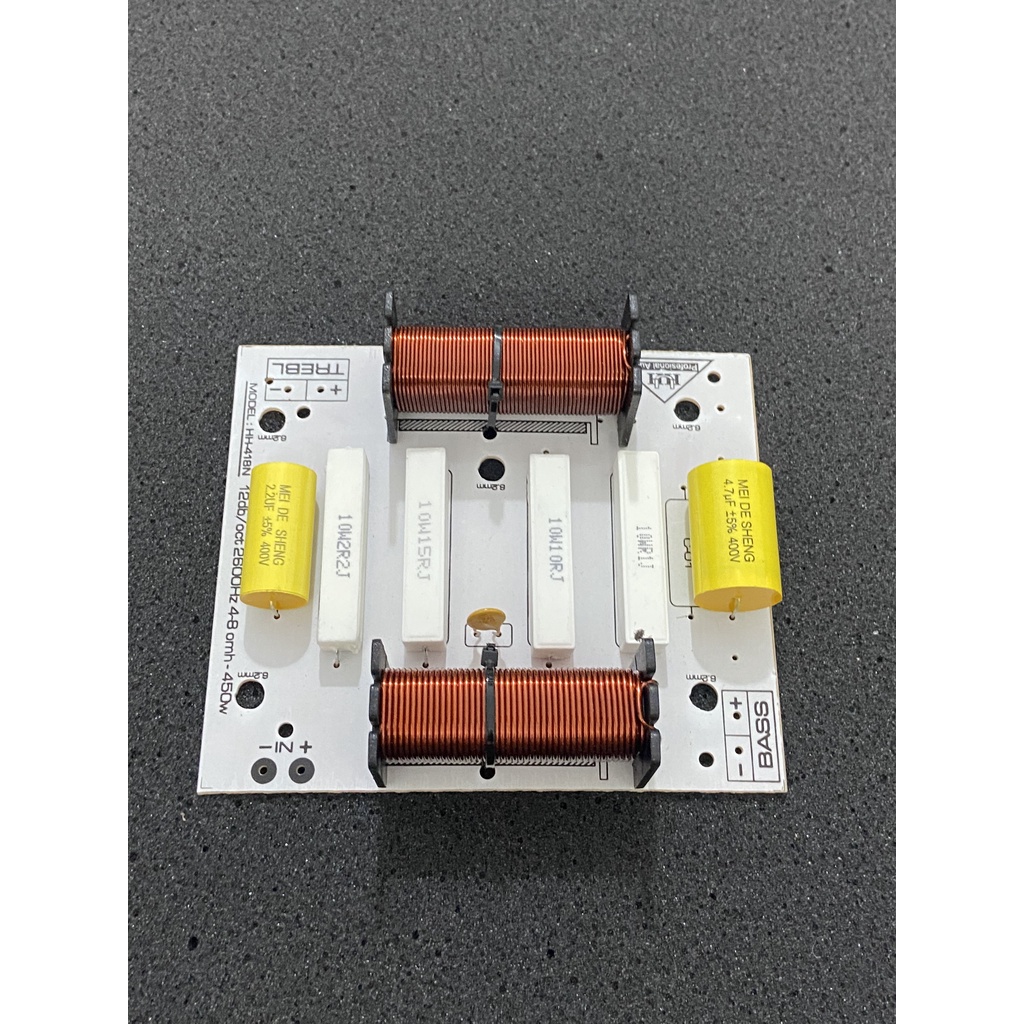 Mạch lọc loa phân tần loa full đơn 1 bass 1 treble 01 cái phân tần loa 4 tấc