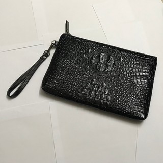 Ví Clutch cầm tay vân lưng cá sấu da PU cao cấp
