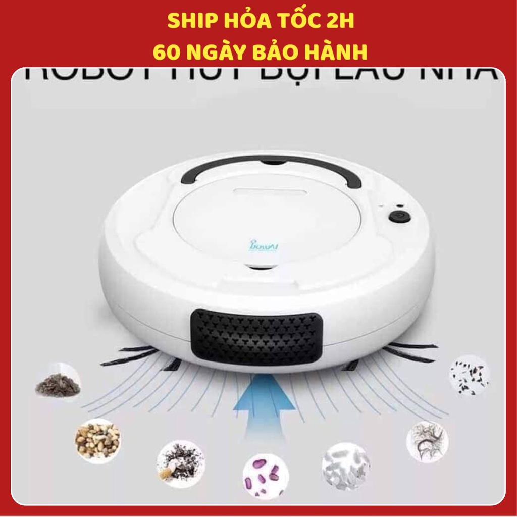 Robot Hút Bụi Bowai Thông Minh - Robot Lau Nhà Quét Nhà Tự Động Công Nghệ AI 3 Trong 1