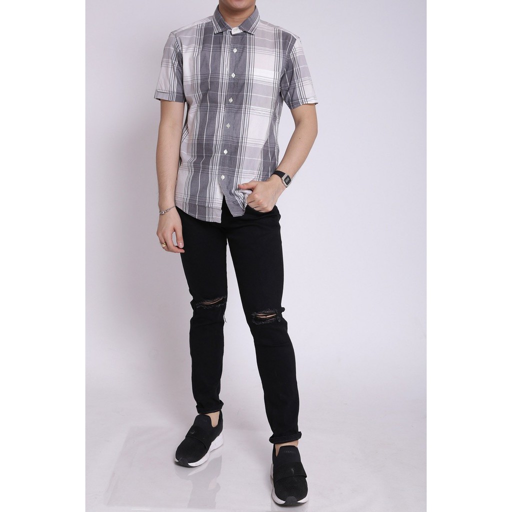 [Mã FAMALLT5 giảm 15% đơn 150K] Áo sơ mi nam caro ngắn tay cao cấp boypro BPR102 | BigBuy360 - bigbuy360.vn