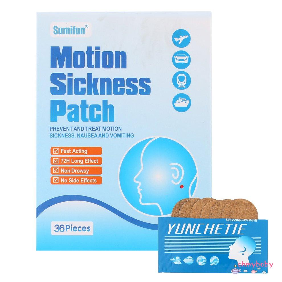 36 Piece Car Motion Sickness Relief Patch Chán bệnh Buồn nôn Chóng mặt Thạch cao [8/7]