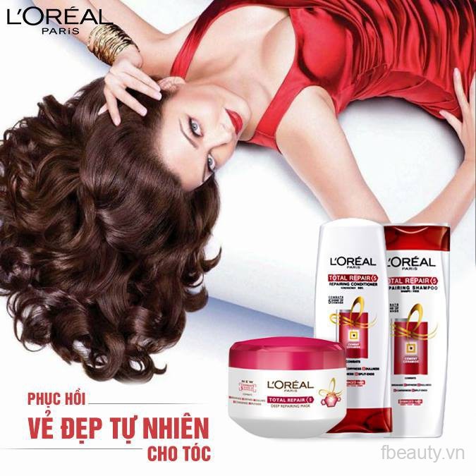 Dầu Gội L'Oréal Hỗ Trợ Phục Hồi Tóc Hư Tổn, Giúp Tóc Suôn Mượt L'Oreal Elseve 130ml