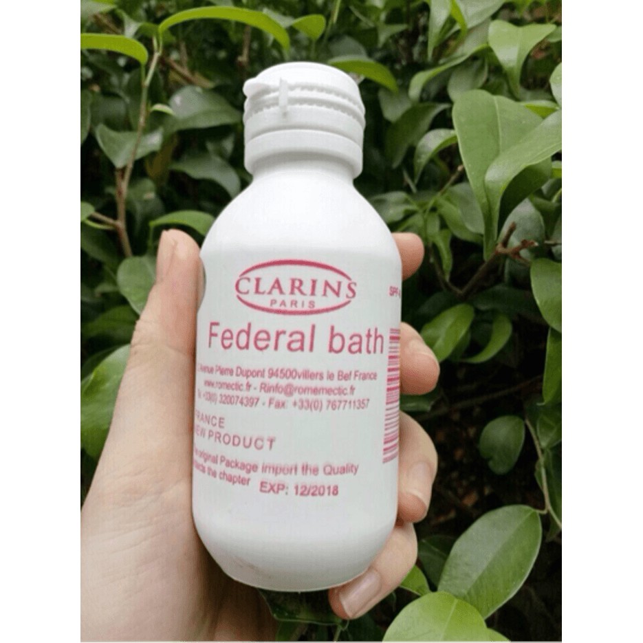 SỮA NON KÍCH TRẮNG CLARINS FEDERAL BATH PHÁP 120G