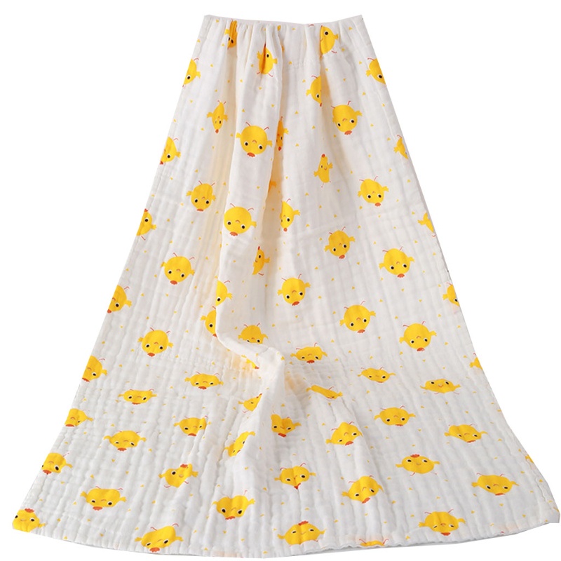 Chăn Quấn Em Bé Chất Liệu Cotton In Họa Tiết Phong Cách Muslin Tiện Dụng