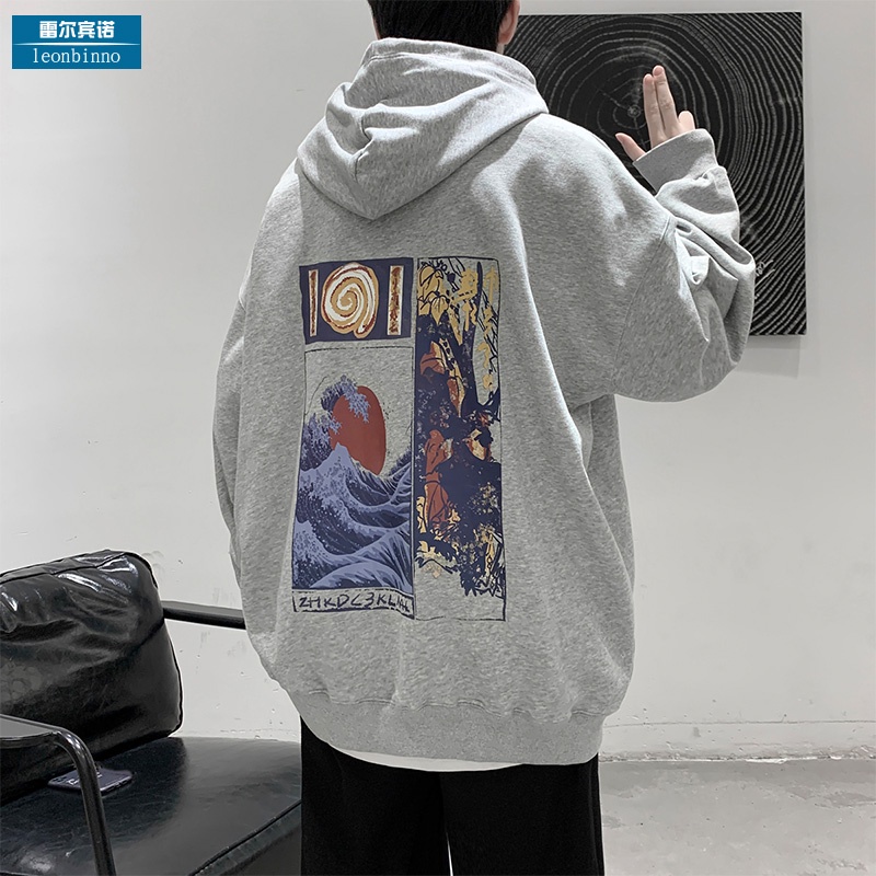 Áo Hoodie Trơn Basic Xám Chì Ulzzang thời trang có mũ trùm đầu cổ điển In Unisex Form Rộng