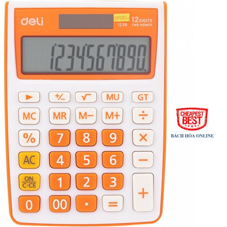 Máy tính Deli 1238 Calculator 12-Digit