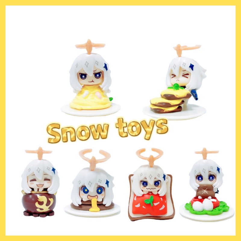 Mô hình genshin impact chibi - mô hình Paimon 6cm bằng PVC cao cấp, có box