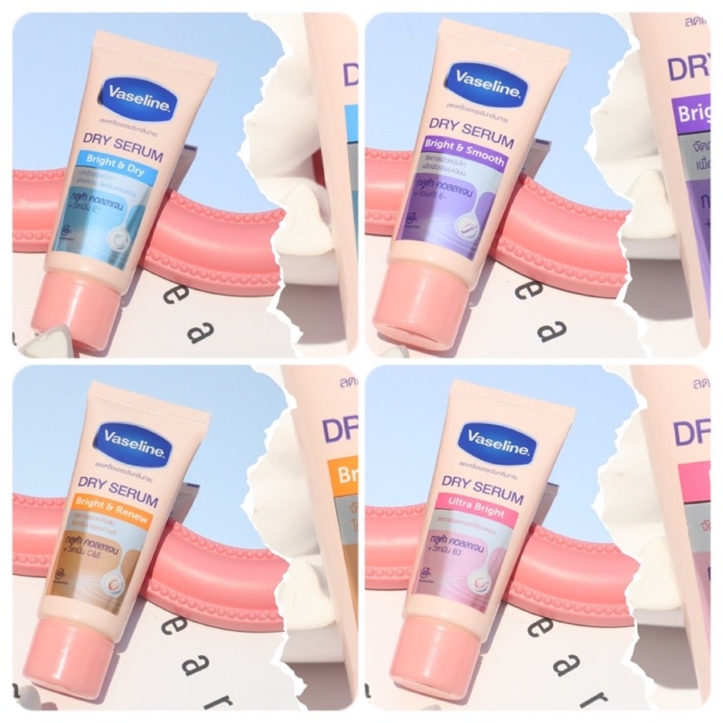 Tinh Chất Dưỡng Trắng Khử Mùi 48h Vùng Dưới Cánh Tay Vaseline Dry Serum Thái Lan 50ml