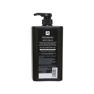 Dầu Gội Hương Nước Hoa Romano Gentleman 650g