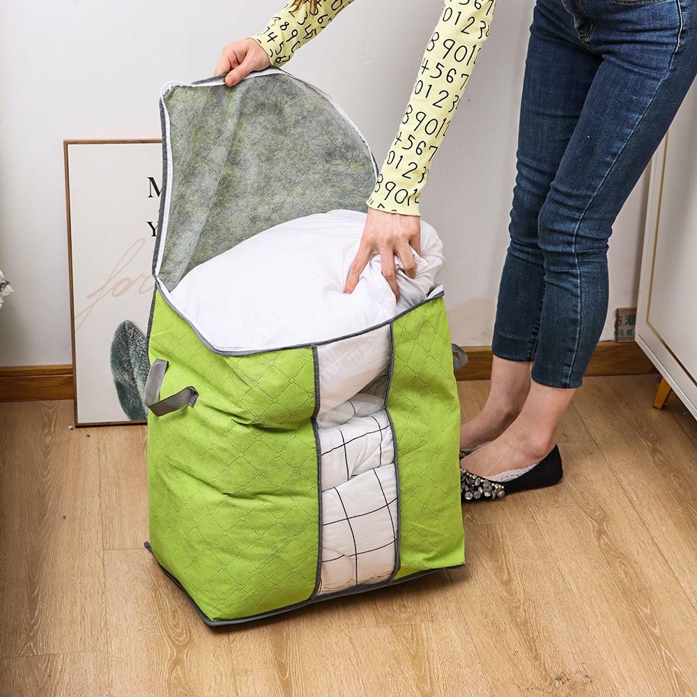 MUVAKO Túi Đựng Chăn Có Khóa Kéo Nhiều Màu Giá Đỡ