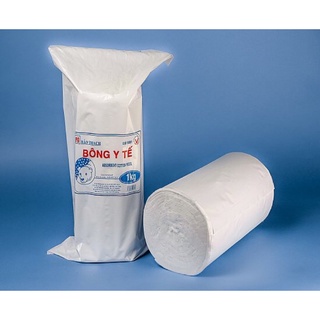❤️[HÀNG LOẠI 1] Bông gòn y tế thấm hút nước Bảo Thạch 1kg Bông gòn cuộn hút thấm nước Bông cuộn y tế Bảo Thạch 1kg