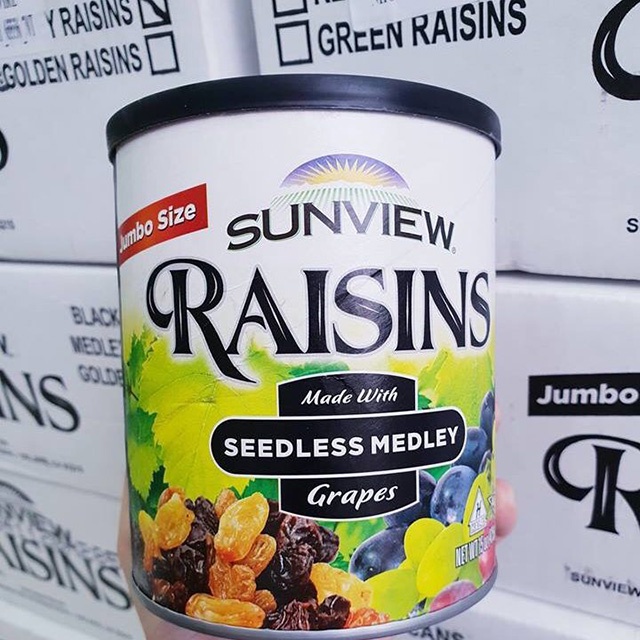 Nho Khô Sunview Raisins Vị Hỗn Hợp 425g - Chính Hãng Mỹ