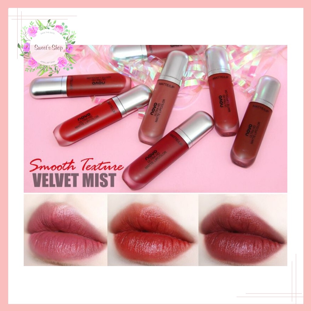 Son Kem Lì💖FREESHIP💖Son Kem Lì Novo Big Ultra HD Matte Lip Hàng Nội Địa Trung