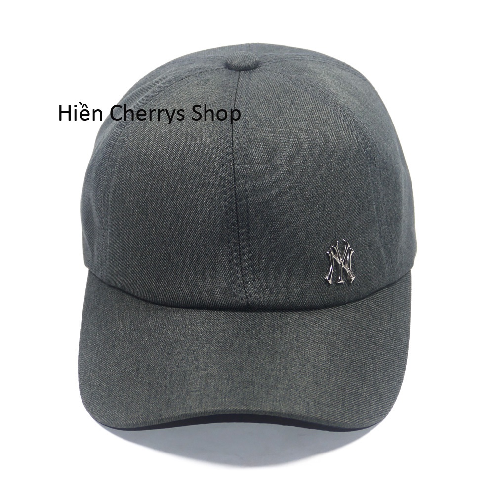 Nón kết Nam Nữ - Chất liệu vải Kaki bền chắc gắn mặt sắt NY nổi bật tạo nên sự tự tin cho người đội