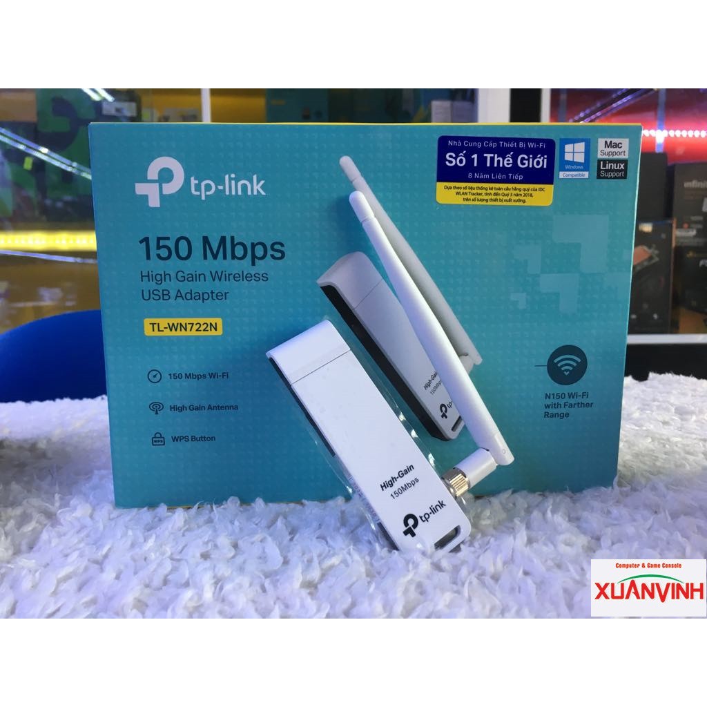 BỘ THU WIRELESS TP-LINK TL-WN722N