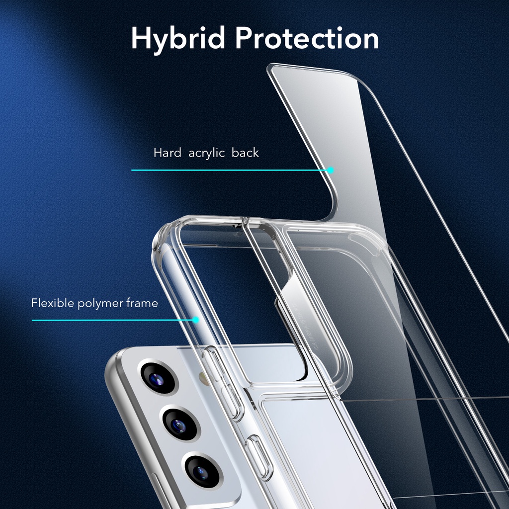 Ốp điện thoại ESR trong suốt kèm giá đỡ kim loại cho Samsung S22 Ultra Galaxy S22 Ultra Plus Samsung S22