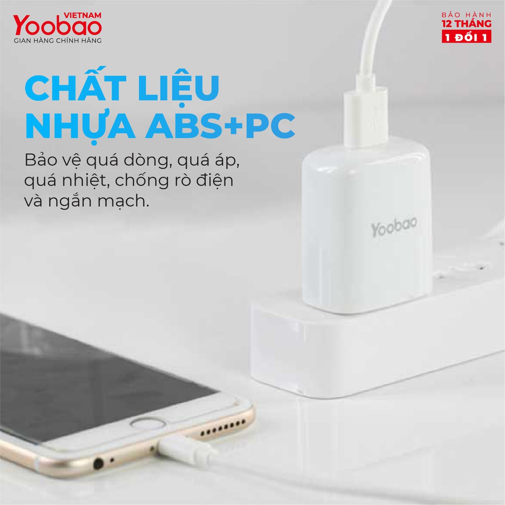 Củ sạc YOOBAO Y721 - Hàng chính hãng