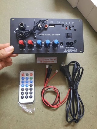 Mạch Loa Kéo khuyếch đại Âm Thanh Có Bluetooth 12V - 24V -220V