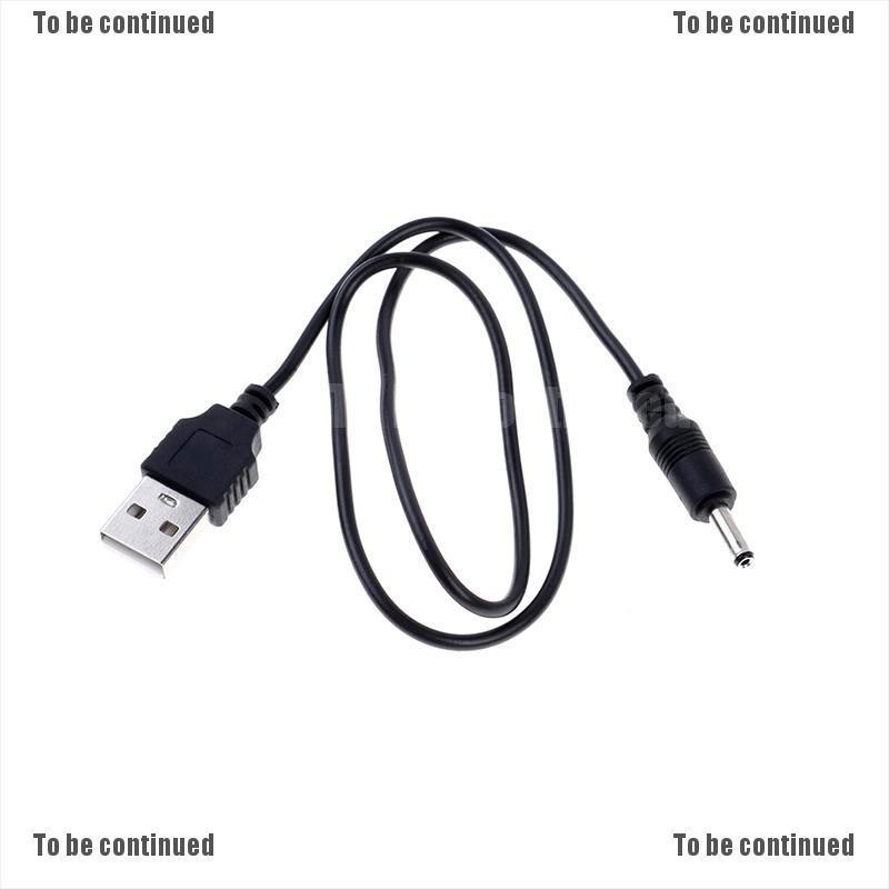 DC Dây Cáp Sạc Chuyển Đổi Từ Usb Sang 2 Đầu Cắm 3.5mm Cho Tablet Pc