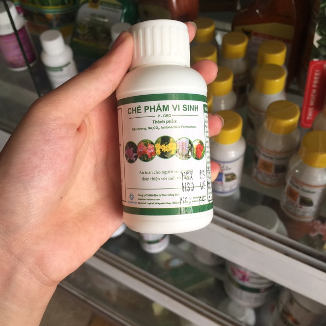 Chế phẩm vi sinh P-Gro làm từ đậu tương lọ 100ml