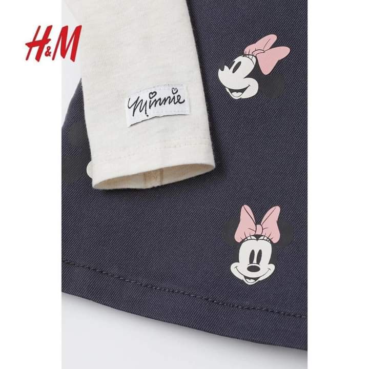 Set yếm mickey HM bé gái