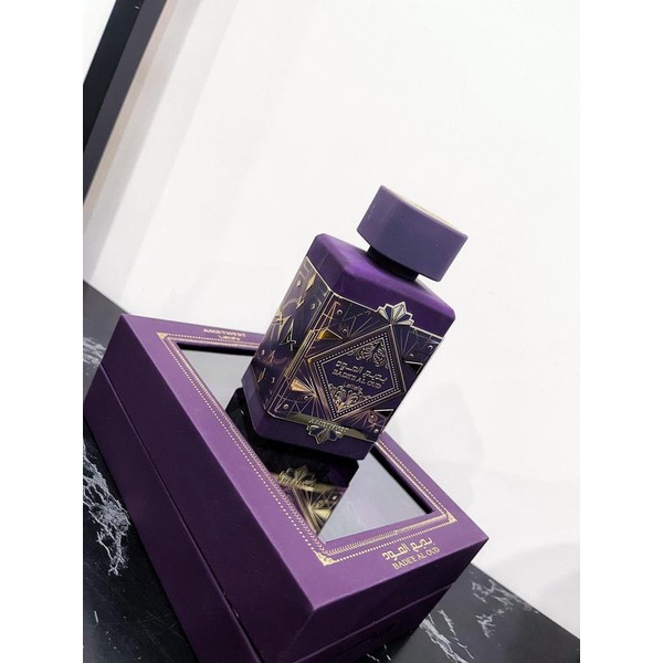 Nước hoa Lattafa Amethyst Bade’e Al Oud 100ml hương thơm Vanilla - hổ phách dành cho cả phụ nữ và nam giới Siêu phẩm cấp