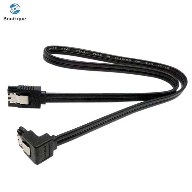 ✿♥▷ SATA 3.0 Cable SATA III 6GB/s Right Angle 90 Degree for HDD Hard Drive 50cm