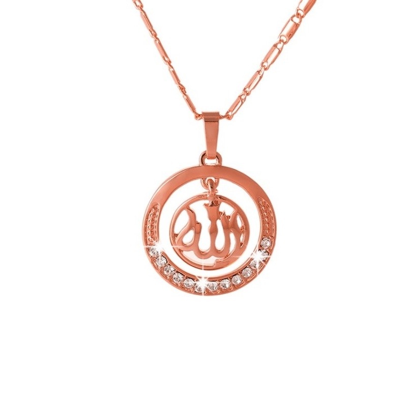 Vòng cổ Mặt Hình Mặt Trời Và Mặt Trời Thời Trang 2022 Phong Cách Hồi Giáo