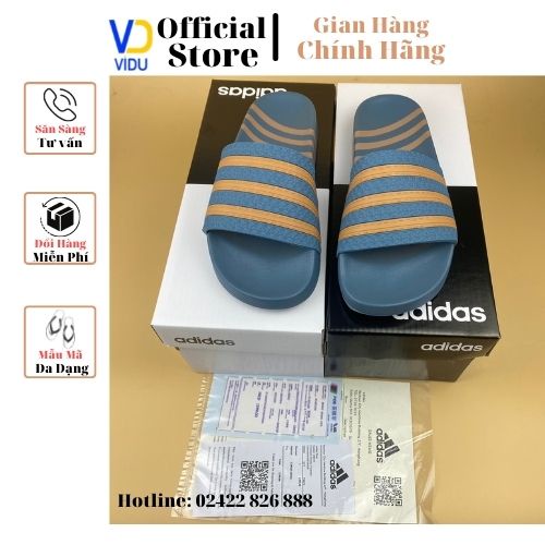 Dép nam thời trang Adidas ViDu 21150 mẫu mới hai màu  sành điệu, cá tính, bền bỉ
