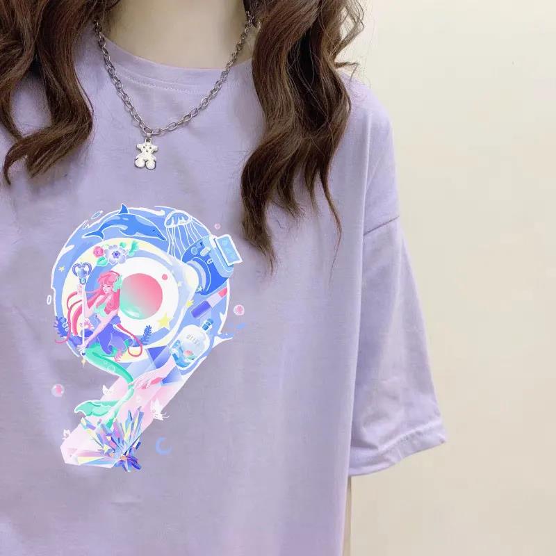 NRVP Áo Thun Nữ Cổ Tròn Ngắn Tay Thời Trang Mùa Hè Phong Cách Hàn Quốc 2022