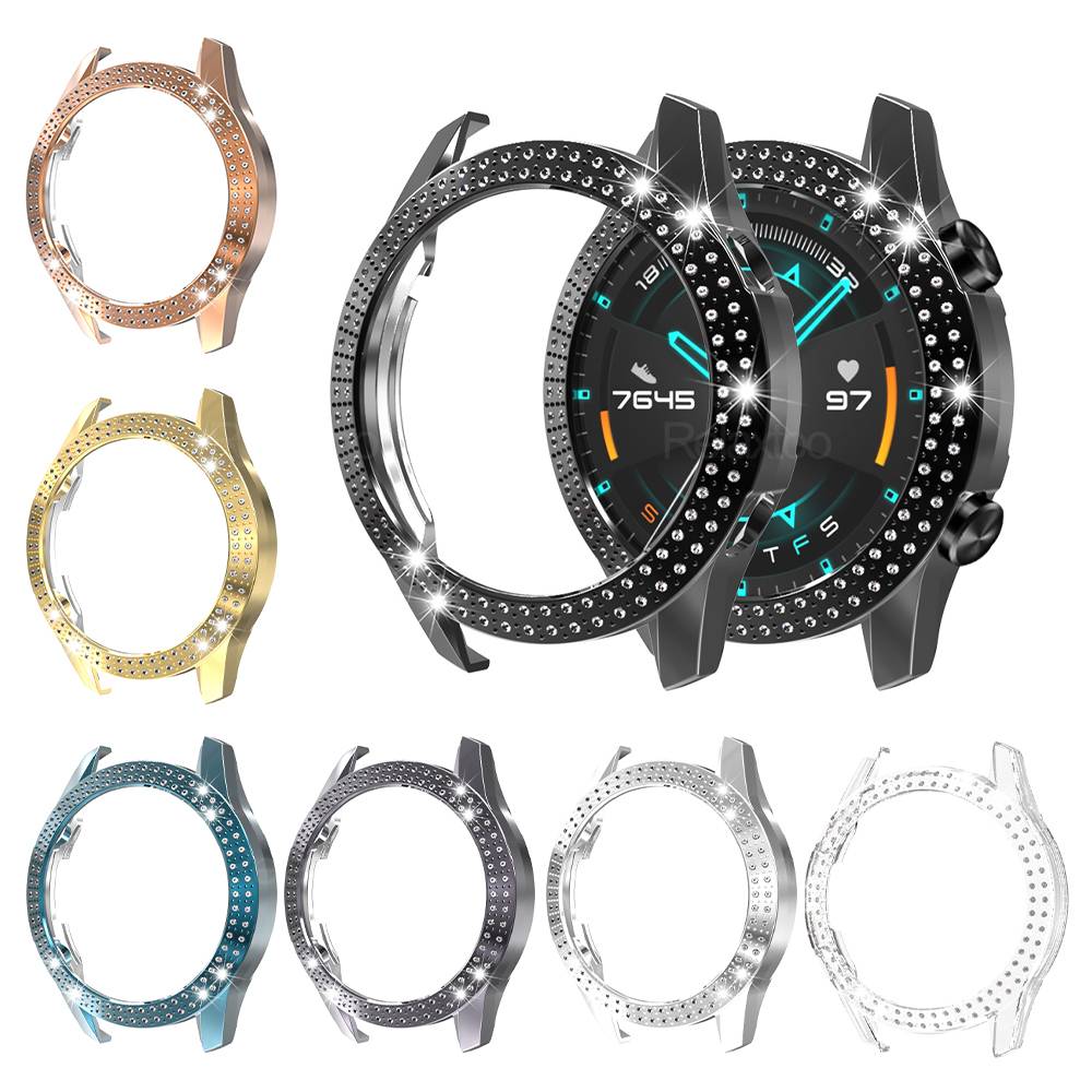 Ốp Bảo Vệ Mạ Điện 46MM Cho Đồng Hồ Huawei watch GT2e GT 2e watch GT 2 GT2
