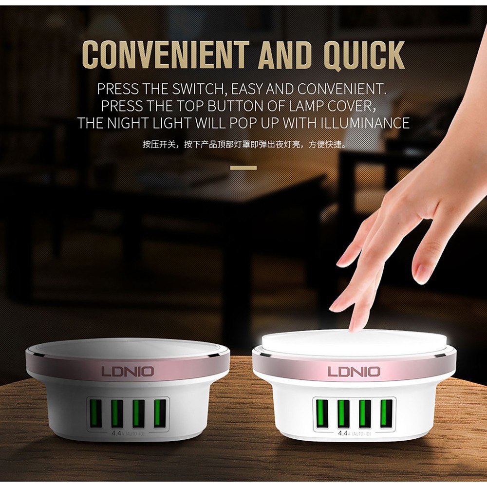 Sạc 4 cổng USB LDNIO A4406