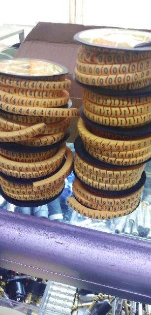 Vòng đánh số dây cáp line từ 0 đến 9