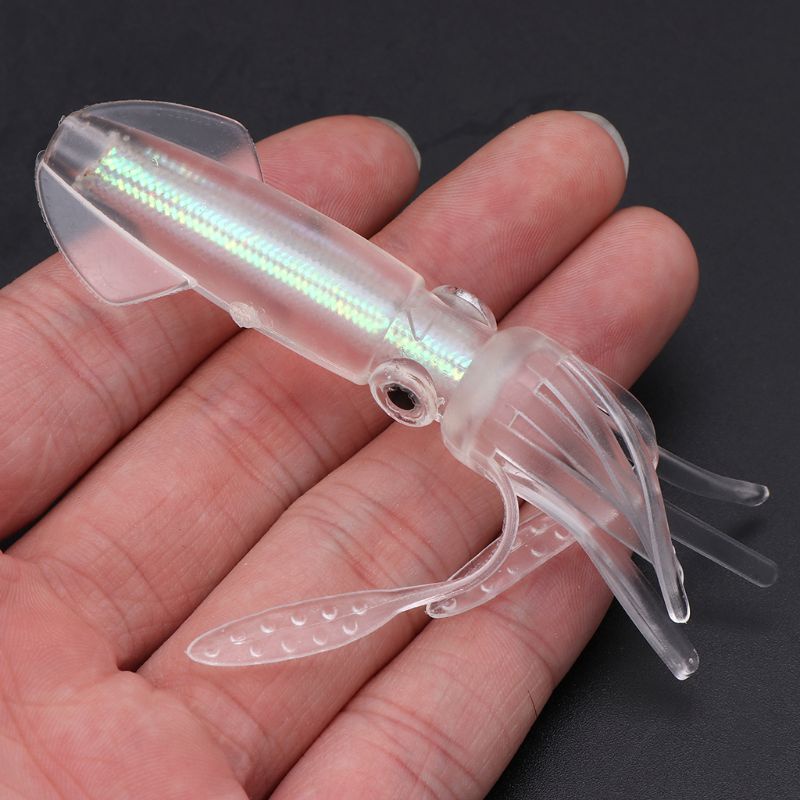 Mồi Câu Cá Nhân Tạo Mềm Phát Quang Nhiều Màu Sắc 10cm8g