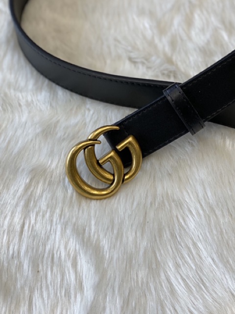 Thắt Lưng Nam Mặt Chữ GG Vàng