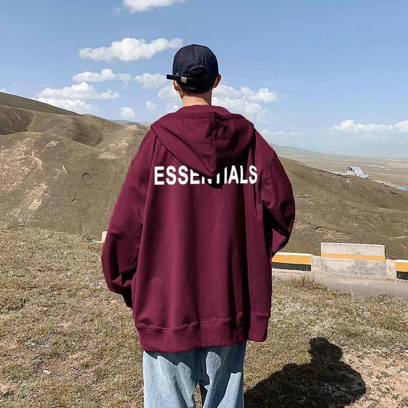 Áo Khoác Hoodie Nỉ Có Mũ Form Rộng ESSENTIALS Nhiều Màu Unisex Nam Nữ Ulzzang